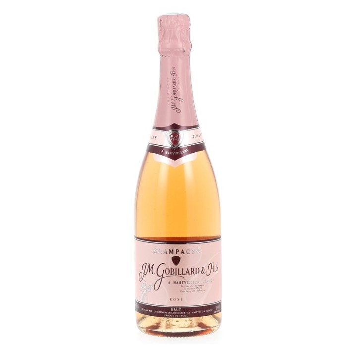 Champagne Rosé Brut Gobillard et Fils