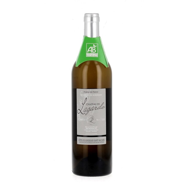 Côtes de Bordeaux Saint Macaire Château de Lagarde Cuvée Prestige Bio 75 cl