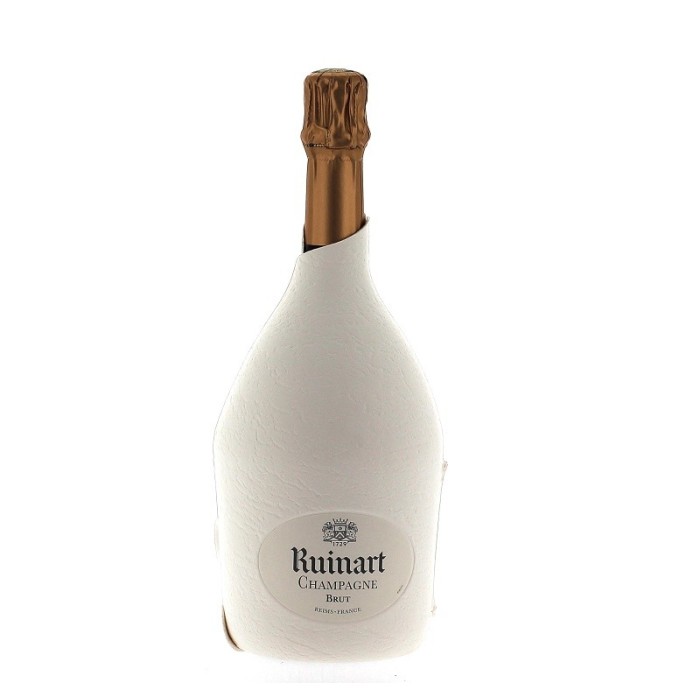 Champagne "R" de Ruinart Brut et son étui.