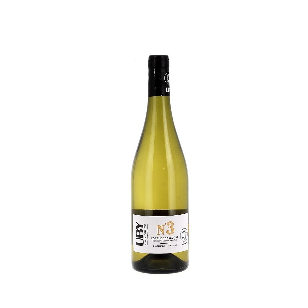 UBY N°3 Colombard Sauvignon - Blanc sec - Côtes de Gascogne