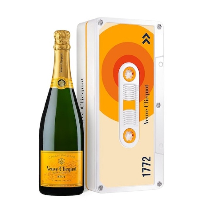 Champagne Veuve Clicquot K7/ Solaire Rétro Chic Tape – Edition limitée - Brut