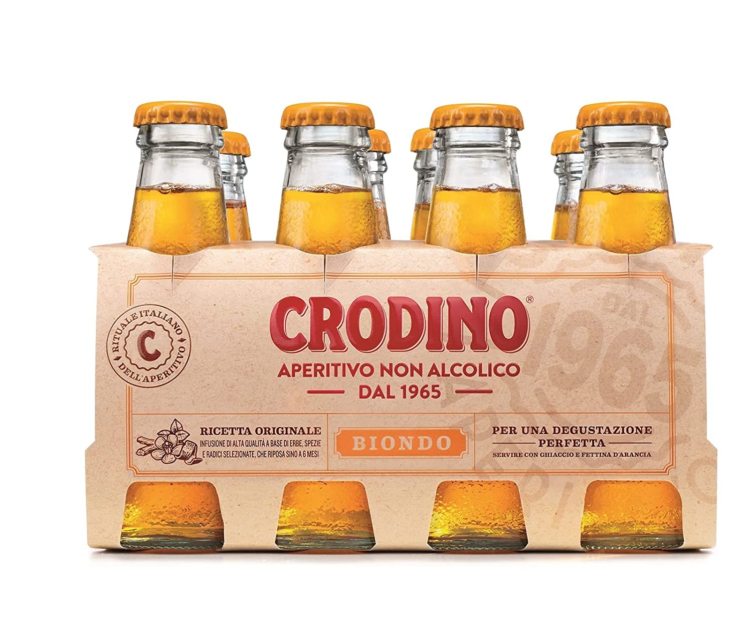 Apéritif Italien sans alcool Crodino Virgin Spritz 3 x17.5cl | 23vins