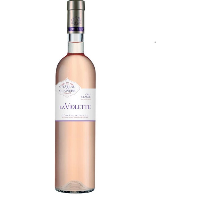 Côtes de Provence AOP Château de la Clapière - Cuvée La Violette - Cru Classé - Rosé - 2022