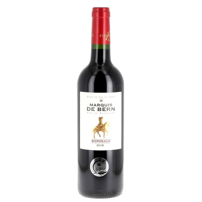 Bordeaux rouge marquis de bern 2020