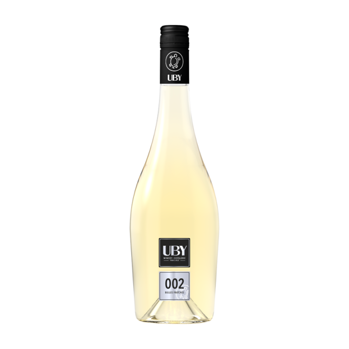 Domaine UBY - 002 Bulles Fraiches - vin blanc pétillant - 75 cl  - Côtes de Gascogne