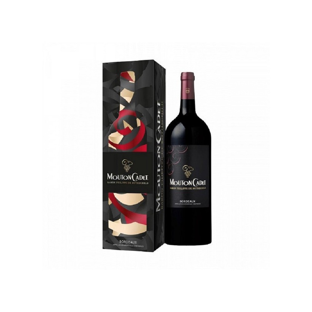 Magnum Mouton Cadet Rouge Ecrin Noir 2018