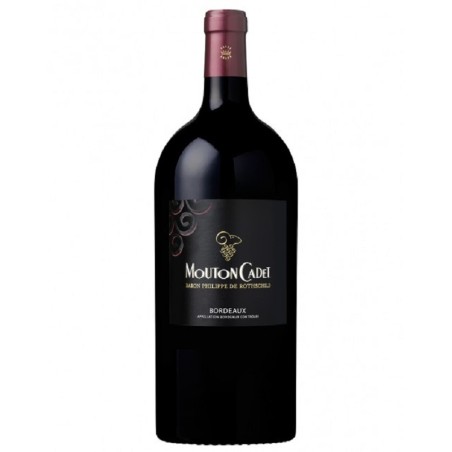 Jeroboam Mouton Cadet - Bordeaux Rouge AOC - 2018 - Wooden case