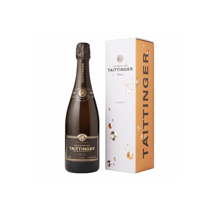 Champagne Taittinger Brut - Millésimé 2015 avec étui