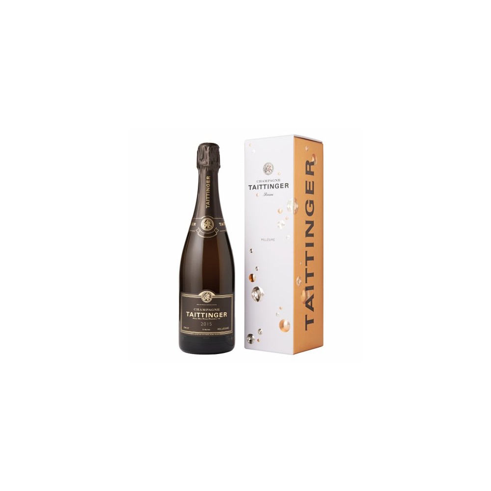 Champagne Taittinger Brut - Millésimé 2015 avec étui