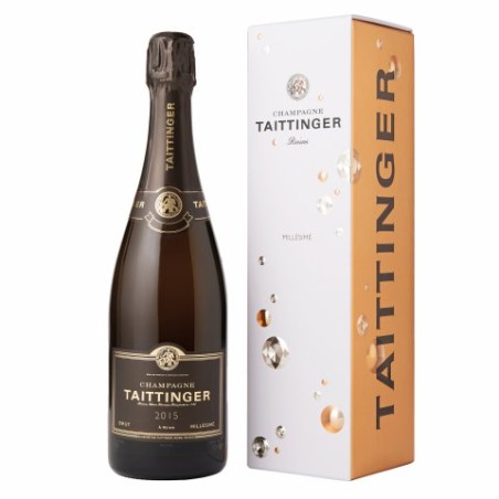 Champagne Taittinger Brut - Millésimé 2015 avec étui