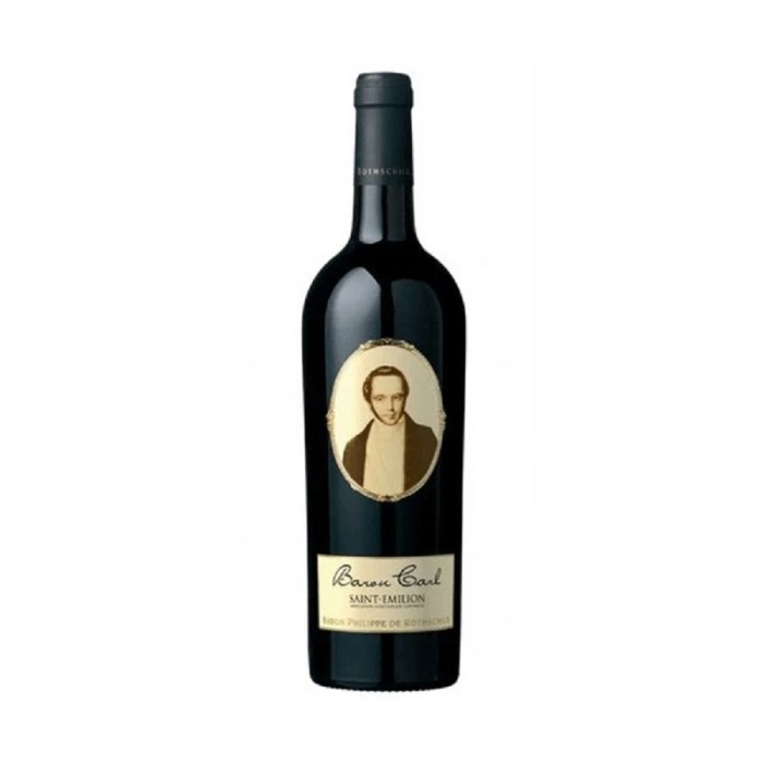 Saint Emilion - Baron Carl - Baron Philippe de Rothschild - AOC - 2018