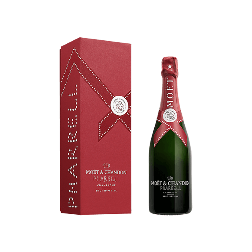 Moët & Chandon x Pharrell Williams - Brut Impérial - In Case Red - Limited Edition