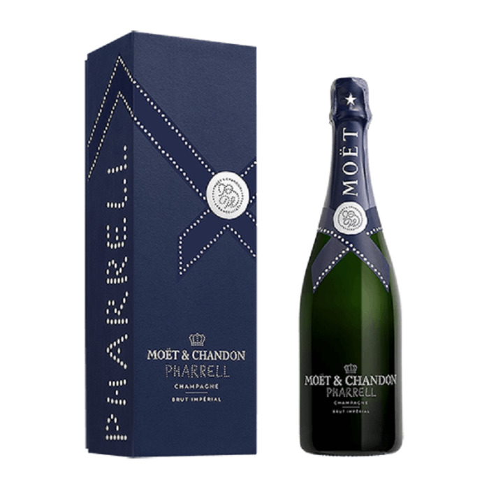 Moët & Chandon x Pharrell Williams - Brut Impérial - En Etui Blue - Édition Limitée