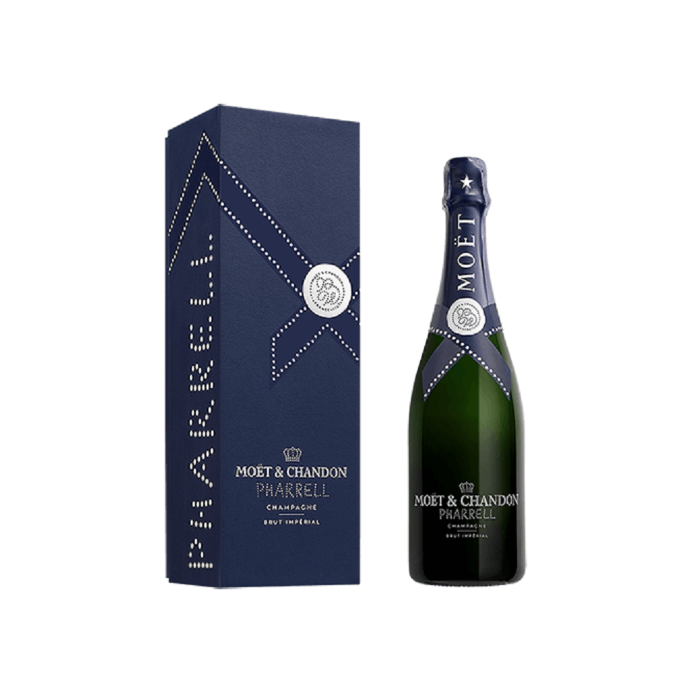 Moët & Chandon x Pharrell Williams - Brut Impérial - In Case Blue - Limited Edition